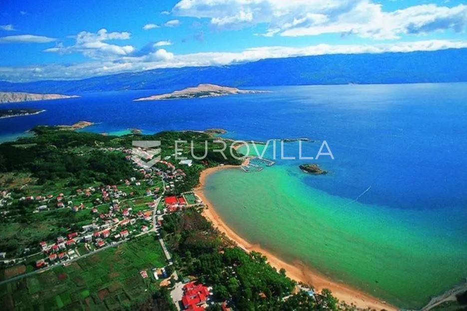 Otok Rab, Lopar, građevinsko zemljište 935 m², 500 m od mora
