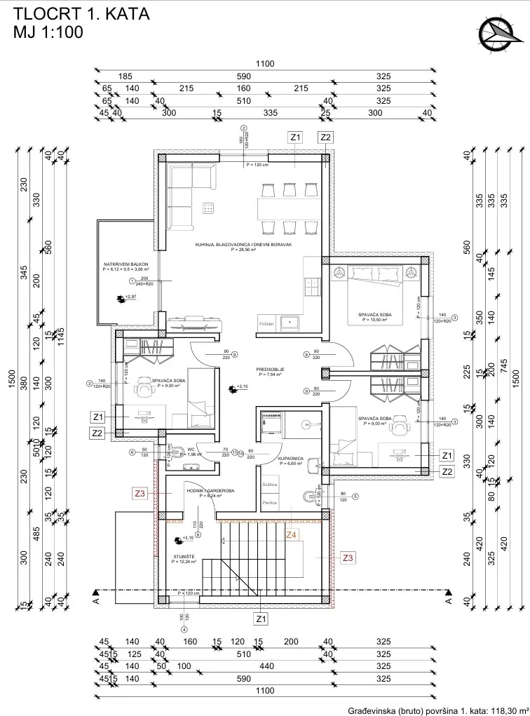 stupnik moderan četverosoban stan 82 m² novogradnja - slika 8