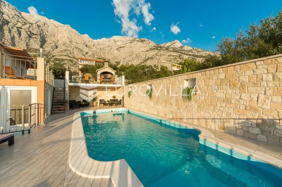 makarska, veliko brdo, prekrasna apartmanska kuća s bazenom - slika 4