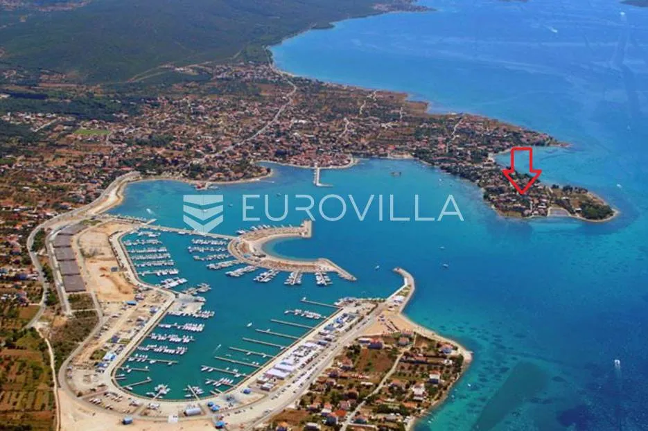 sukošan, punta: ekskluzivno građevinsko zemljište s pogledom na more - slika 1