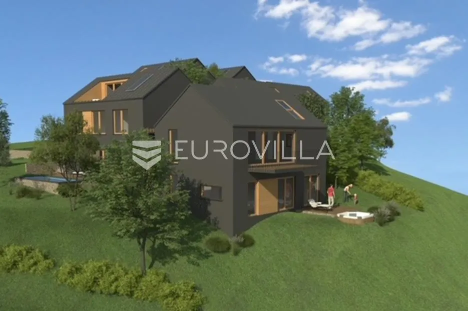 samobor, konšćica, građevinsko zemljište 2630 m2 s projektom za urbane vile - slika 9
