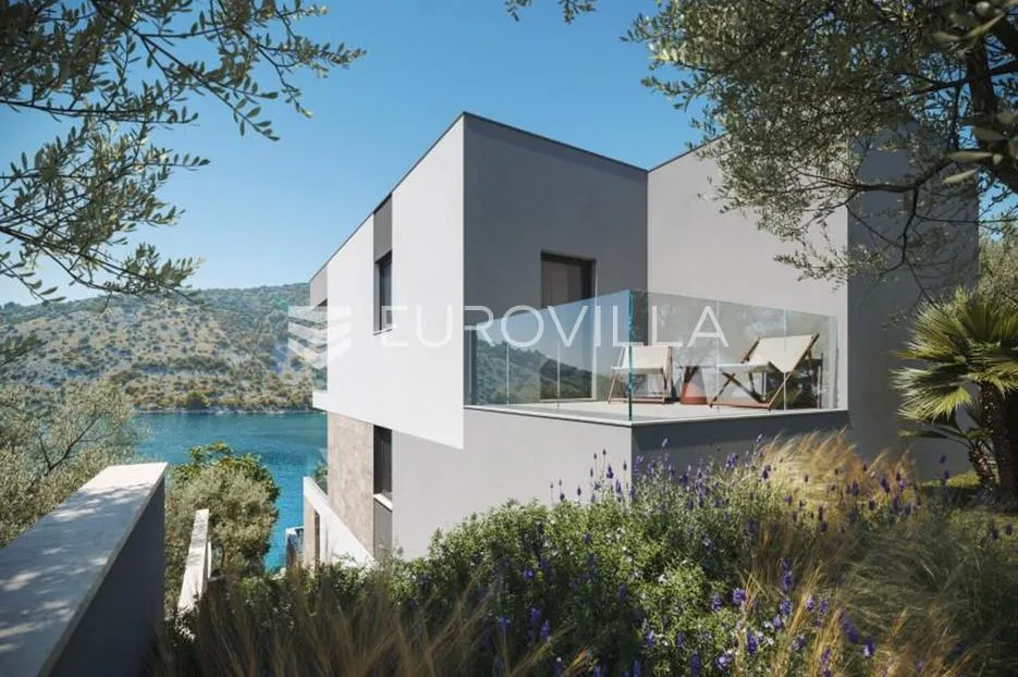 vinišće, prvi red do mora, zemljište s građevinskom dozvolom 605 m2 - slika 6