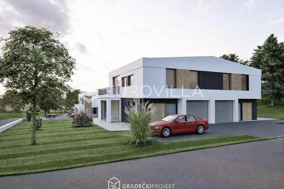 sv. ivan zelina, moderna dvojna kuća u nizu s privatnim dvorištem, 140 m² - slika 4