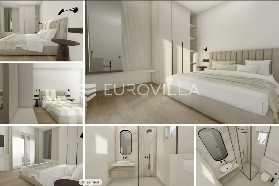 vinišće, uvala ljubljeva, dizajnerska vila s pogledom na more površine 266 m² - slika 12
