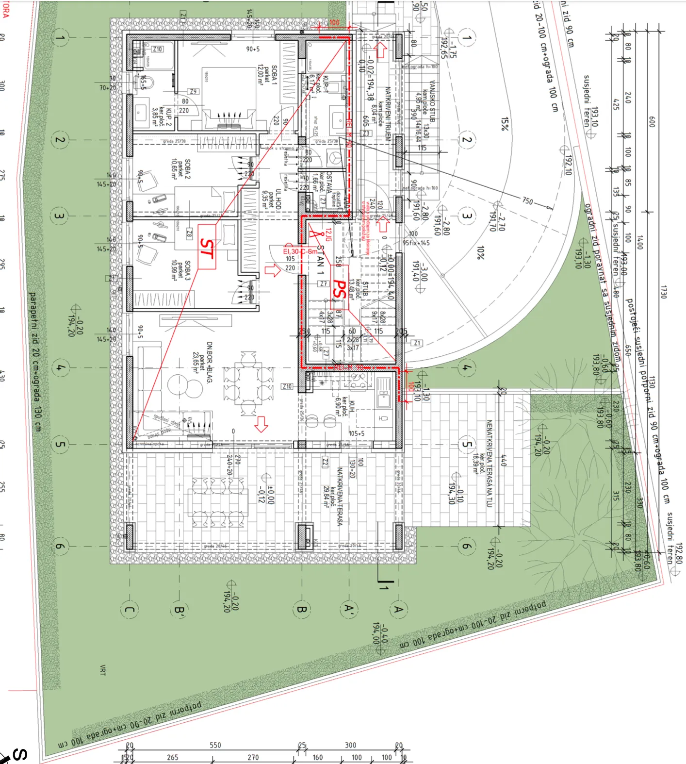 zagreb bukovac četverosoban stan sa duplom garažom i vrtom 140 m² novogradnja - slika 12