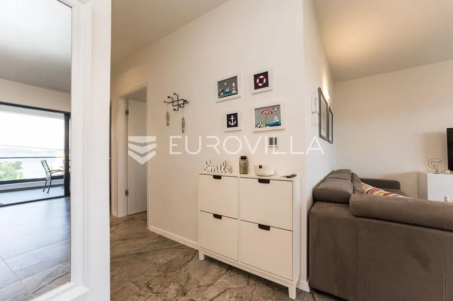 zadar, sveti filip i jakov, luksuzni dvoetažni penthouse s jacuzzijem, 2. red do mora - slika 11