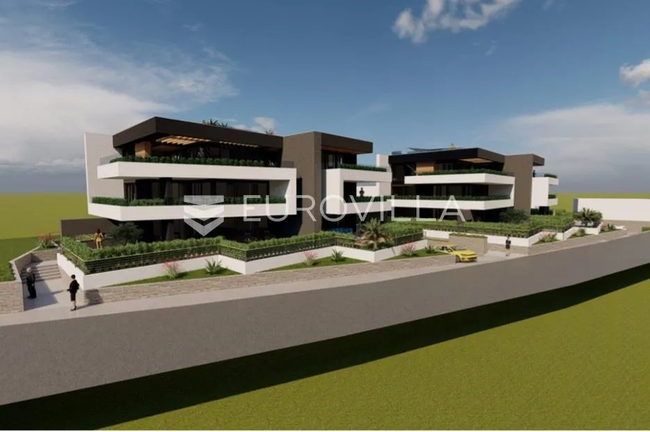 zadar, nin, građevinsko zemljište s projektom na izvrsnoj lokaciji - slika 2