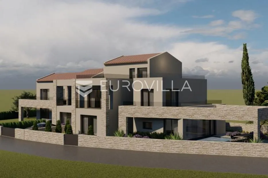 Vižinada, Brig, građevinsko zemljište s projektom i ishodovanom građevinskom dozvolom - Brig, Vižinada
