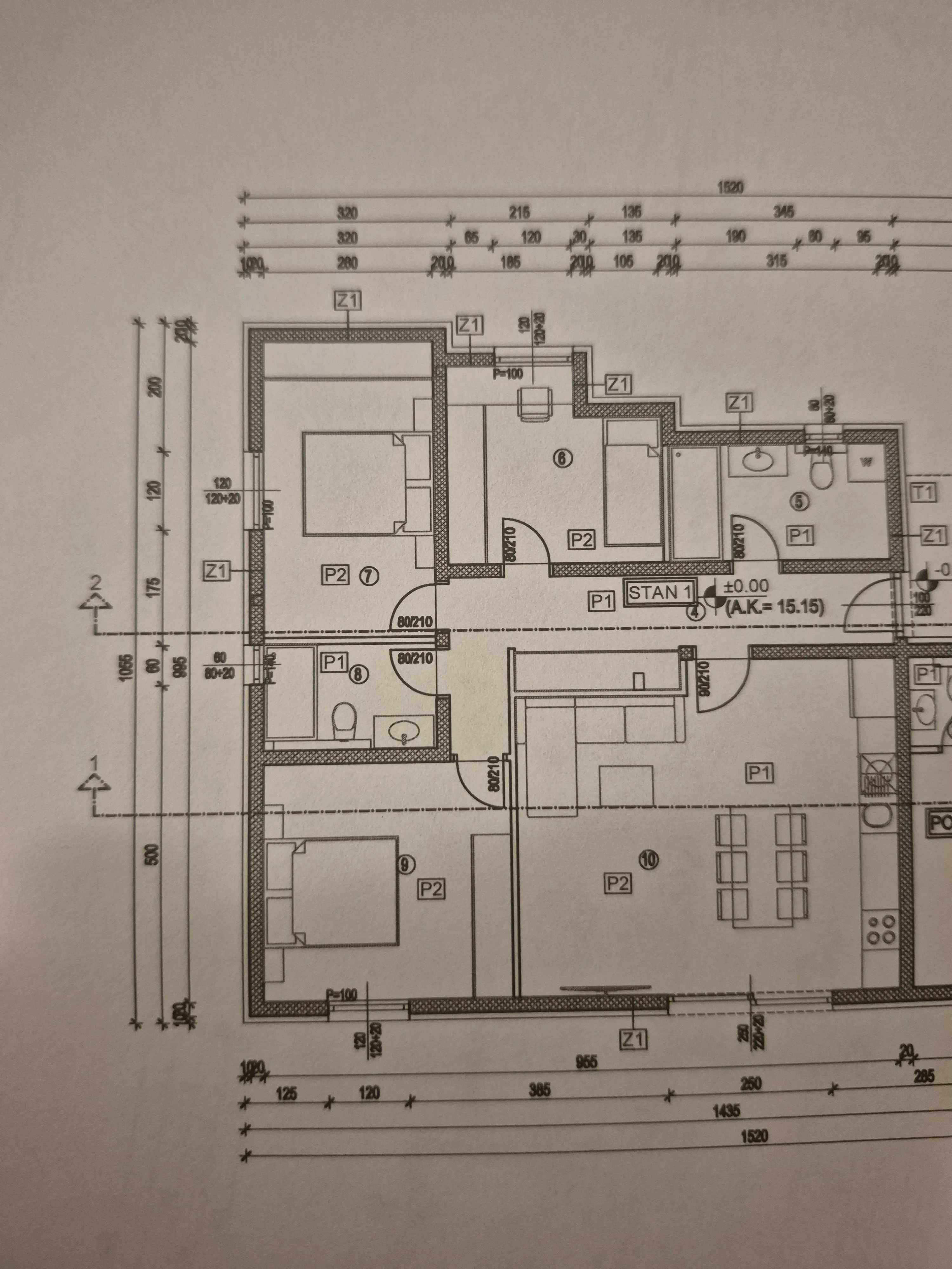 kaštel stari, trosoban stan s pogledom na more na odličnoj lokaciji - slika 18