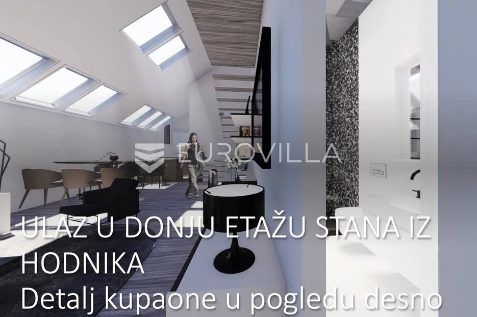 zagreb centar, dvosoban loft / dvoetažan stan - slika 24