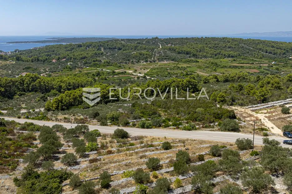 otok korčula, vela luka, poljoprivredno zemljište sa pogledom na more - slika 4