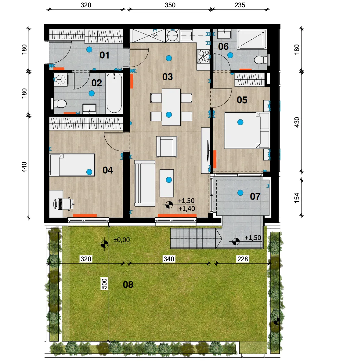 zagreb, črnomerec, vrhunska novogradnja, trosoban stan 78,19 m² - slika 5