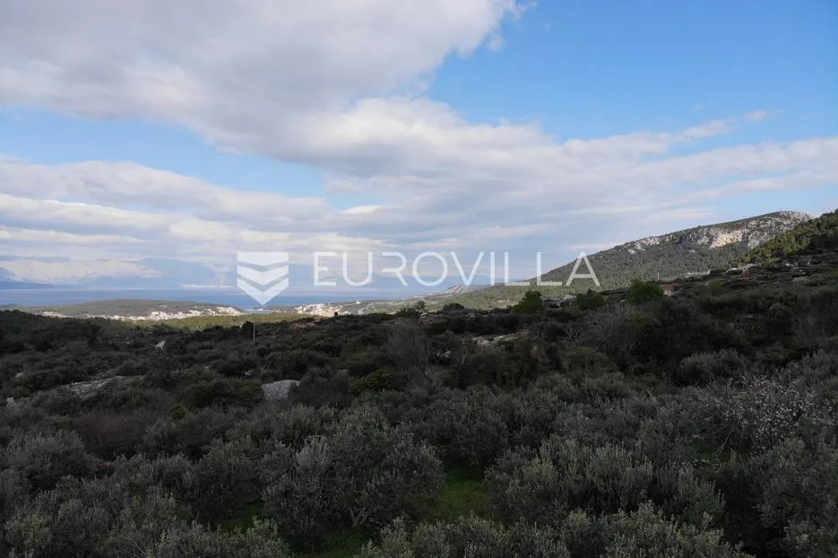 otok hvar, jelsa, atraktivno građevinsko zemljište 3393,60 m² s idejnim projektom za tri ville - slika 12