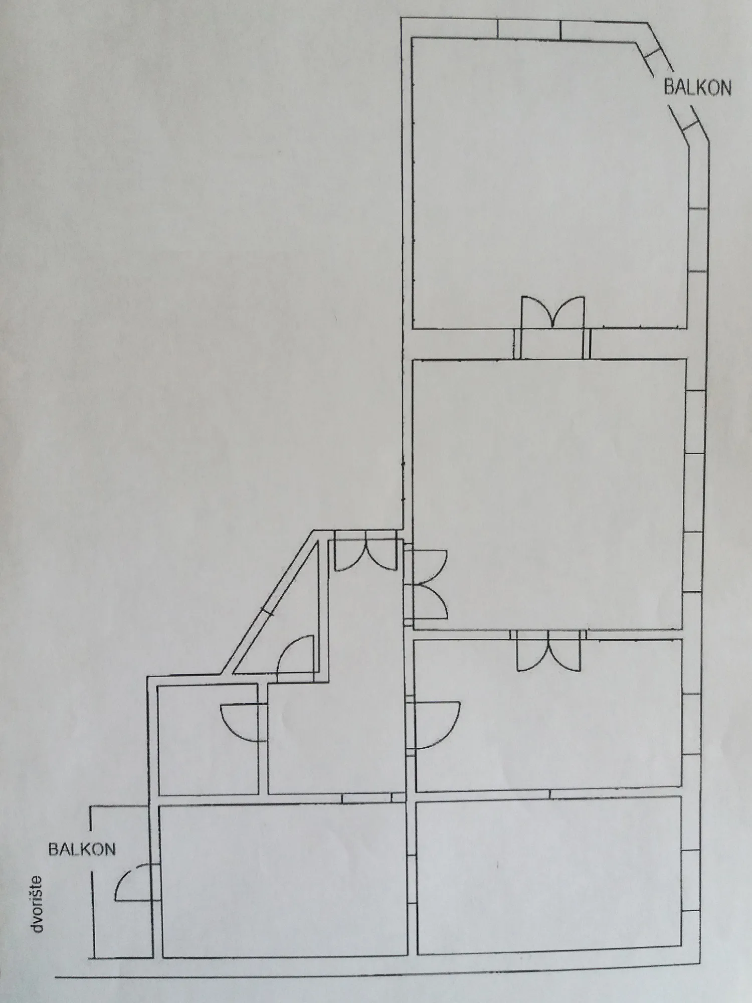 strogi centar grada, medulićeva četverosoban stan 156 m² - slika 10