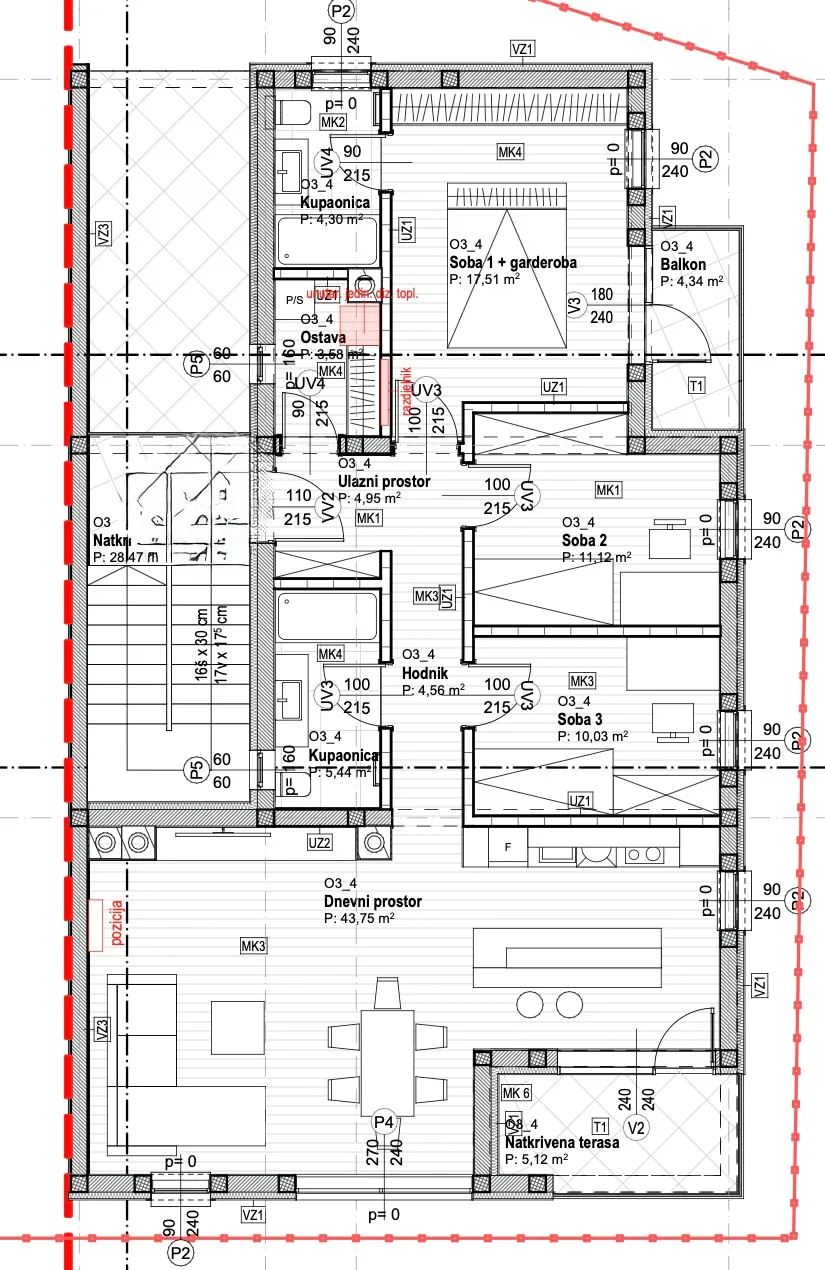 rijeka, krimeja, ekskluzivan četverosoban stan 144 m², pogled na more, novogradnja - slika 7