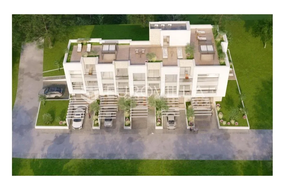 sveti petar na moru, biograd na moru, stan s8 na drugom katu površine 56,71 m² s krovnom terasom - slika 4