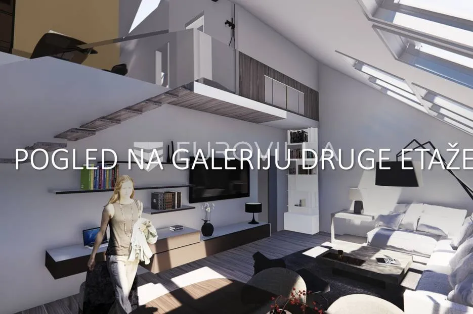 zagreb centar, dvosoban loft / dvoetažan stan - slika 21