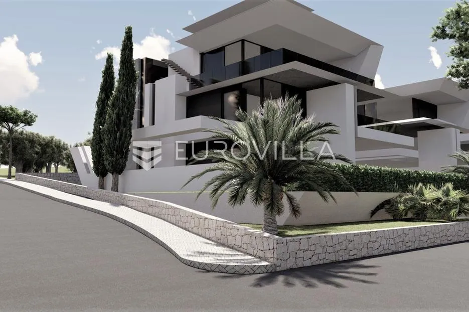 Krk, Njivice, trosoban stan u novogradnji s bazenom površine 91.98 m²