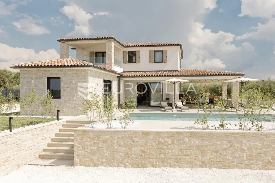 istra, poreč, gedići prekrasna moderna kamena vila 165 m² s bazenom - slika 41