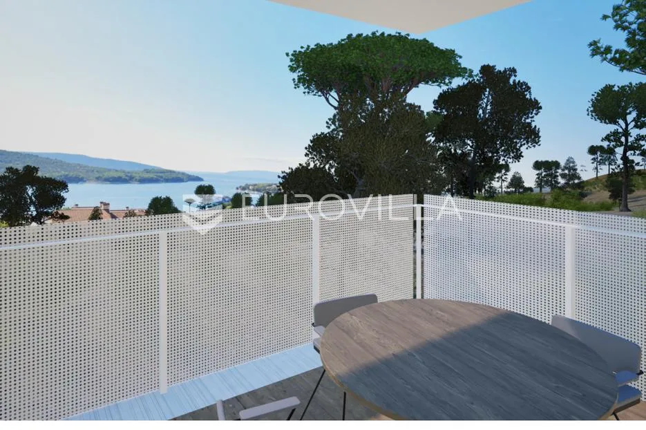 cres, novogradnja s pogledom na more, četverosoban stan, 119,92 m², parking - slika 4