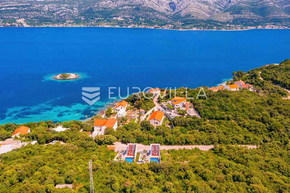 korčula, luksuzne moderne ville blizanke s pogledom na more, jedinstvena ponuda - slika 74
