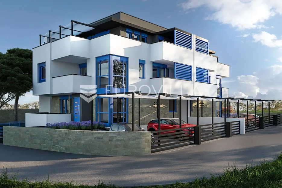 Pag, Proboj Košljun, građevinsko zemljište s građevinskom dozvolom 200 m od mora - Košljun, Pag