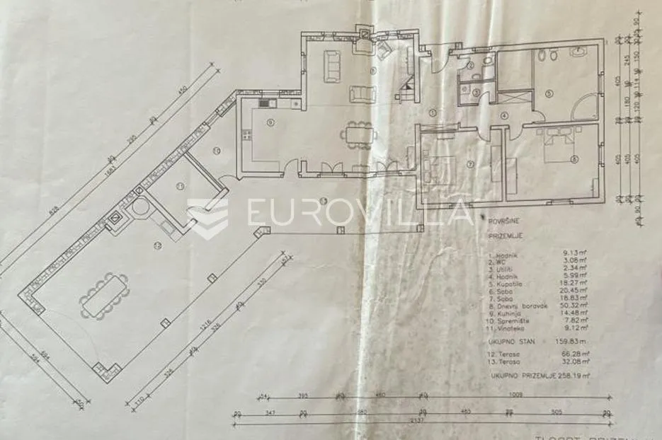 barban, manjadvorci, građevinsko zemljište s projektom i započetom gradnjom - slika 12