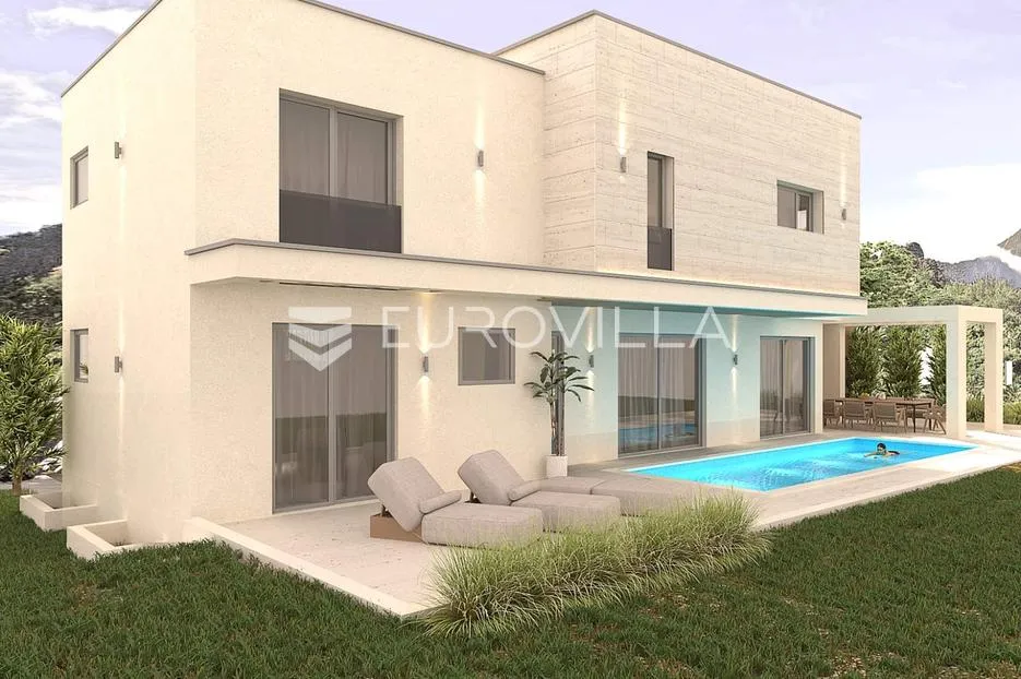 istra, ližnjan, građevinsko zemljište 523 m², pravomoćna dozvola za vilu 523 m², pogled na more - slika 7