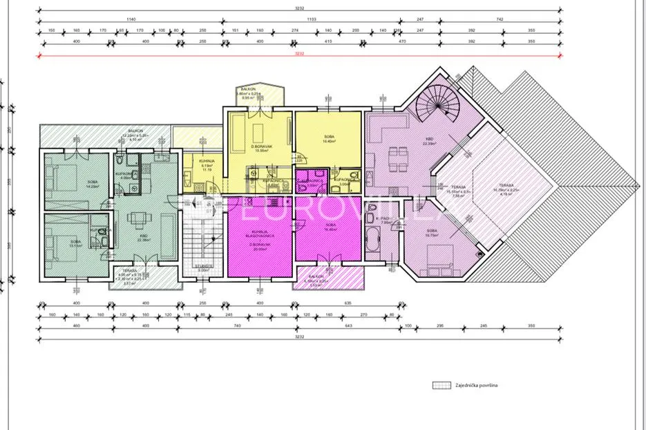 biograd na moru, pakoštane, apartman s1 u prizemlju površine od 46 m² - slika 16
