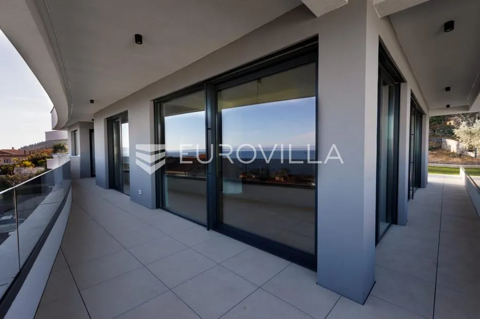 lovran, ekskluzivni penthouse u novogradnji 196,25 m², s otvorenim pogledom na more - slika 4