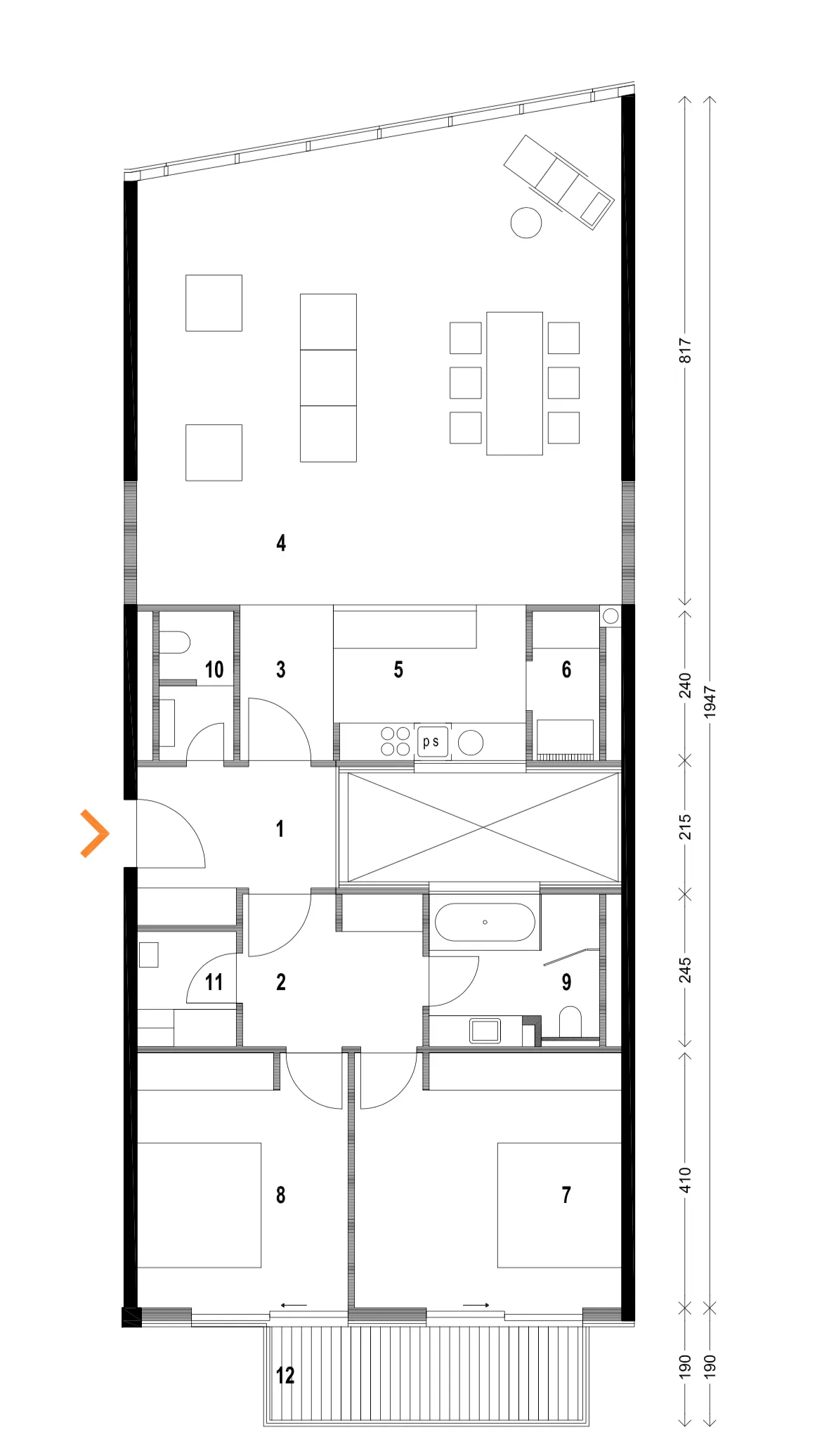 ban centar, luksuzan, komforan ured 137 m² - slika 24
