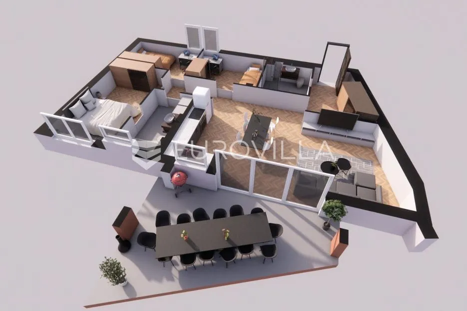 đakovo, centar, luksuzan četverosoban stan 116 m² novogradnja - slika 11