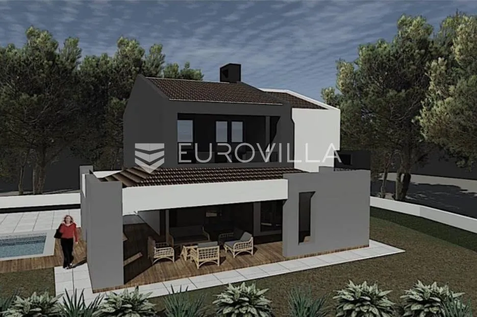 svetvinčenat, juršići - građevinsko zemljište s prijavljenom gradnjom i projektom, 828 m2 - slika 3