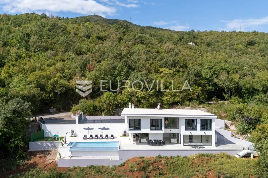 Opatija okolica, Mihotići, luksuzna vila 342 m² s infinity bazenom i wellnessom - Mihotići, Matulji