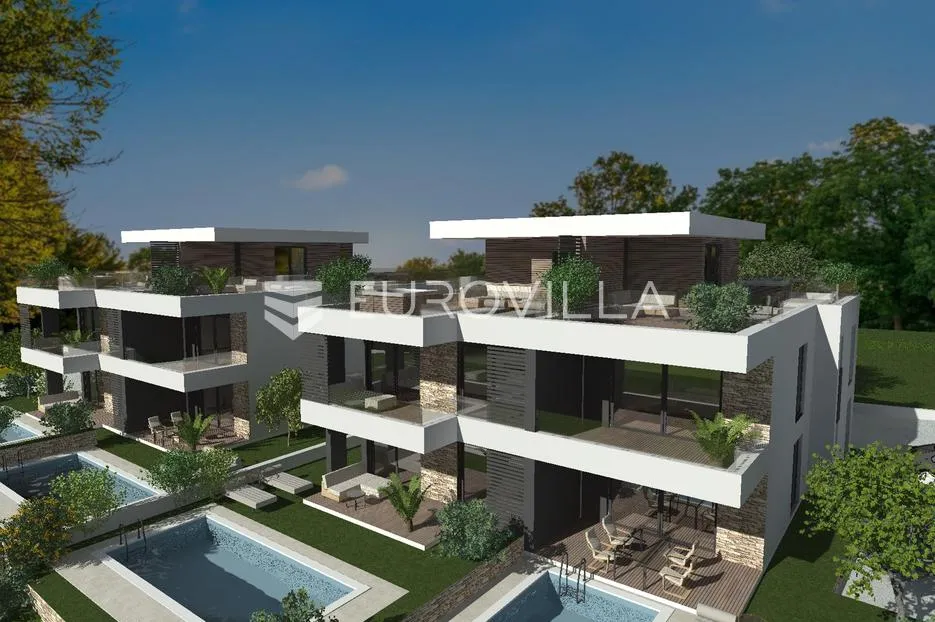 istra, tar, novogradnja, stan u prizemlju 73,65 m² s bazenom i vrtom - slika 5