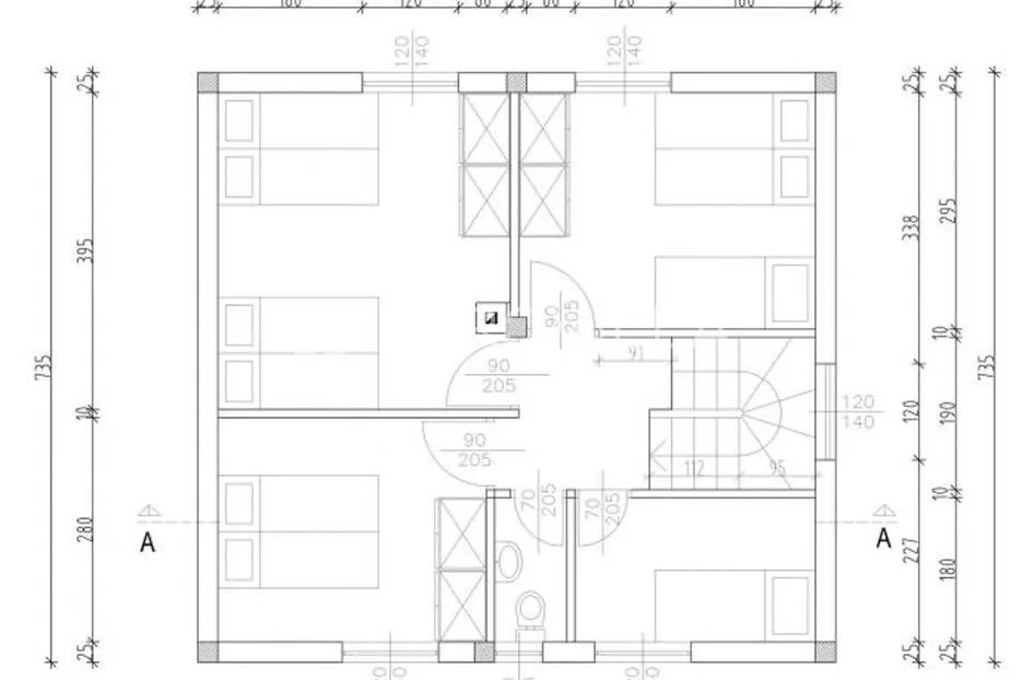 generalski stol, vikendica 133 m² s dvorištem od 300 m² - slika 37