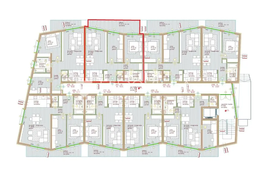 istra, poreč - dvosoban stan na 1.katu moderne novogradnje nkp 83m2 - slika 15