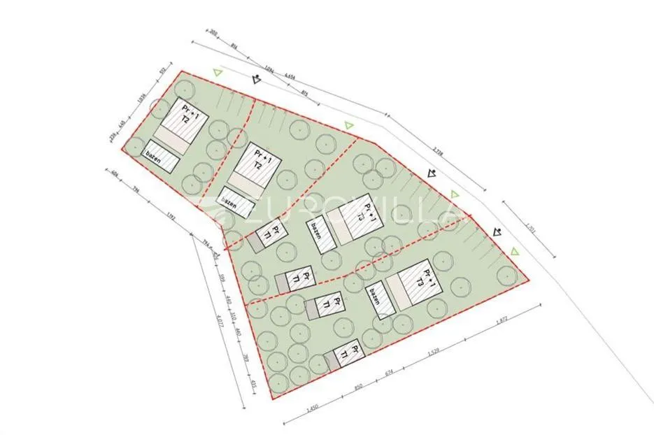 đakovo, pisak, građevinsko zemljište 496 m² - slika 2