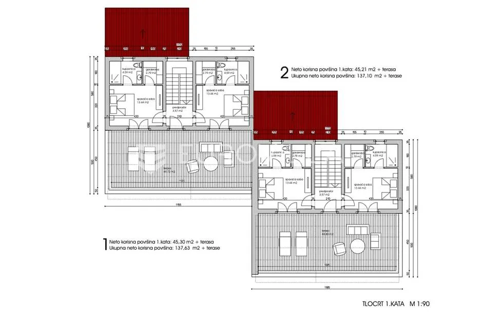 istra, marčana, dvojna kuća nkp 180 m2 u mirnom uređenom naselju - slika 14