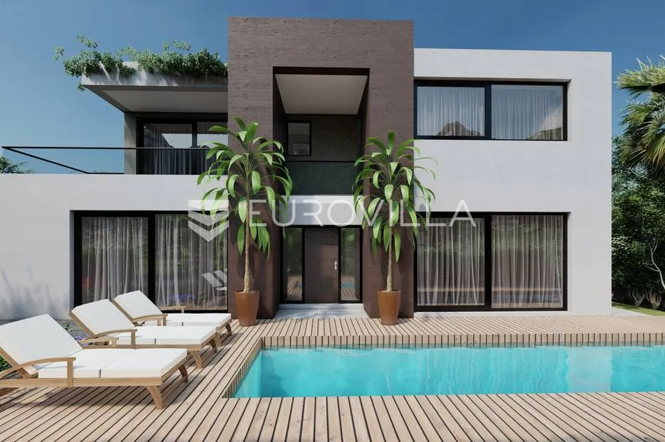 zadar, privlaka, villa s bazenom i pogledom na more - slika 3