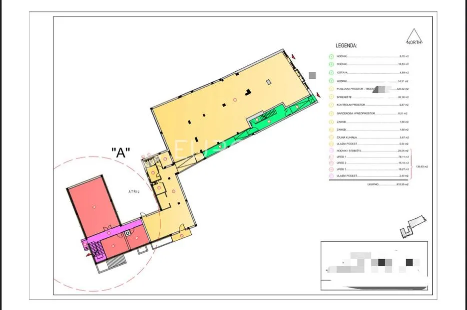 đakovo, centar, prostrani poslovni prostor 444 m² - slika 14