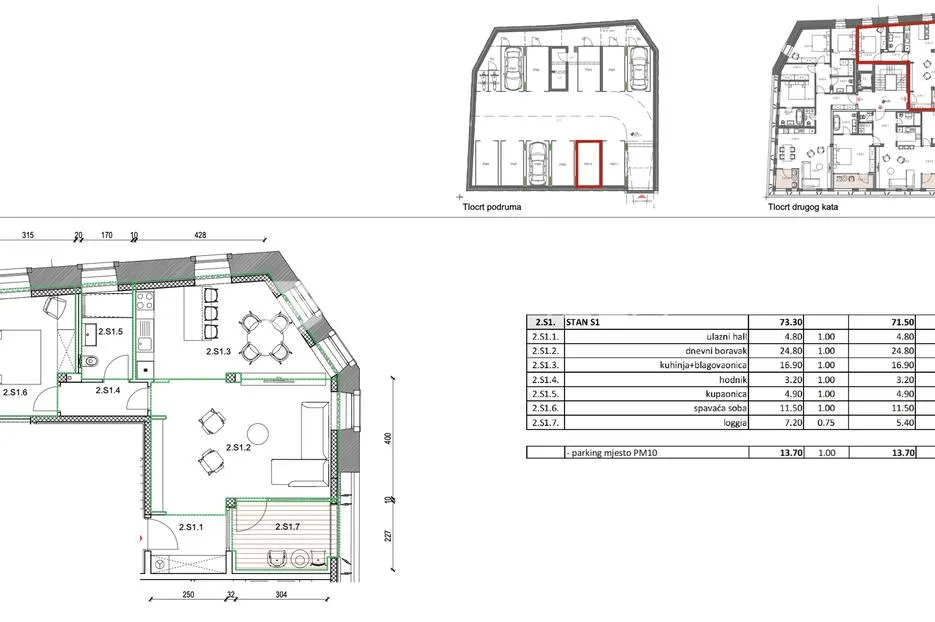 šibenik, ekskluzivan stan na rivi, prvi red do mora, 84,56 m² - slika 2