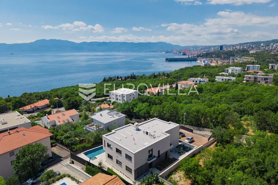 kostrena, rožići, ekskluzivan penthouse 200 m², panoramski pogled na more - slika 31