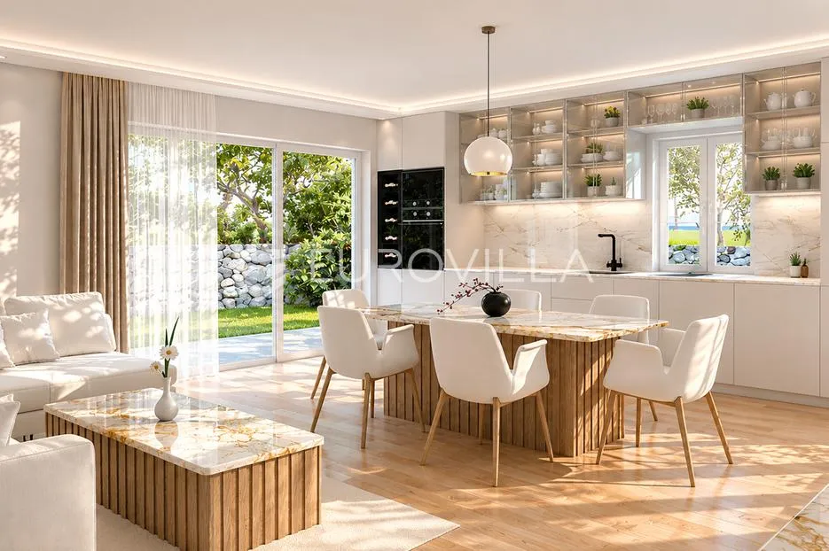 grad cres, centar, luksuzan trosoban stan u prizemlju 126 m², odlična lokacija - slika 8