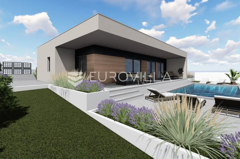 ližnjan, muntić: moderna prizemnica 147 m² s bazenom i garažom, roh, bau prilika - slika 5