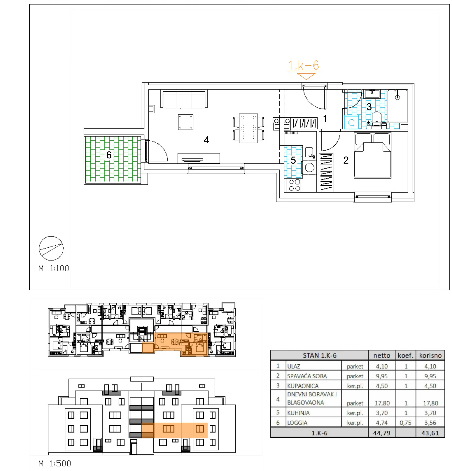 velika gorica, moderan dvosoban stan u novogradnji, 44 m² - slika 10