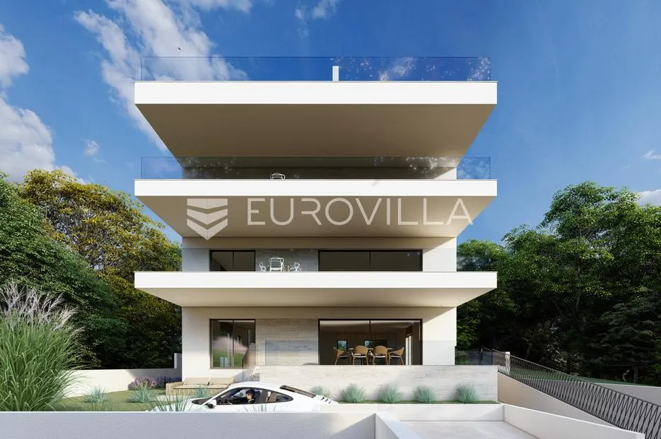 zadar, diklo, luksuzni prizemni stan s vrtom i bazenom, 325 m² korisne površine - slika 4