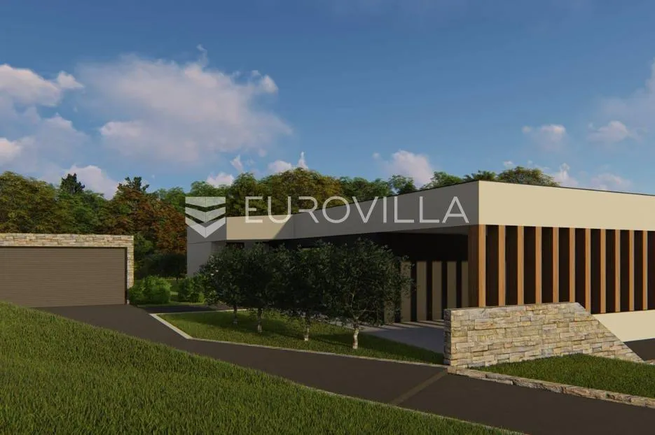 istra, svetvinčenat, prostrano građevinsko zemljište s projektom - slika 8