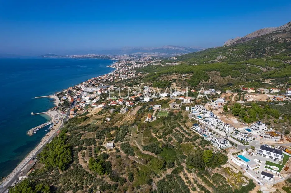 split, podstrana elegantna luksuzna vila s panoramskim pogledom na more - slika 16