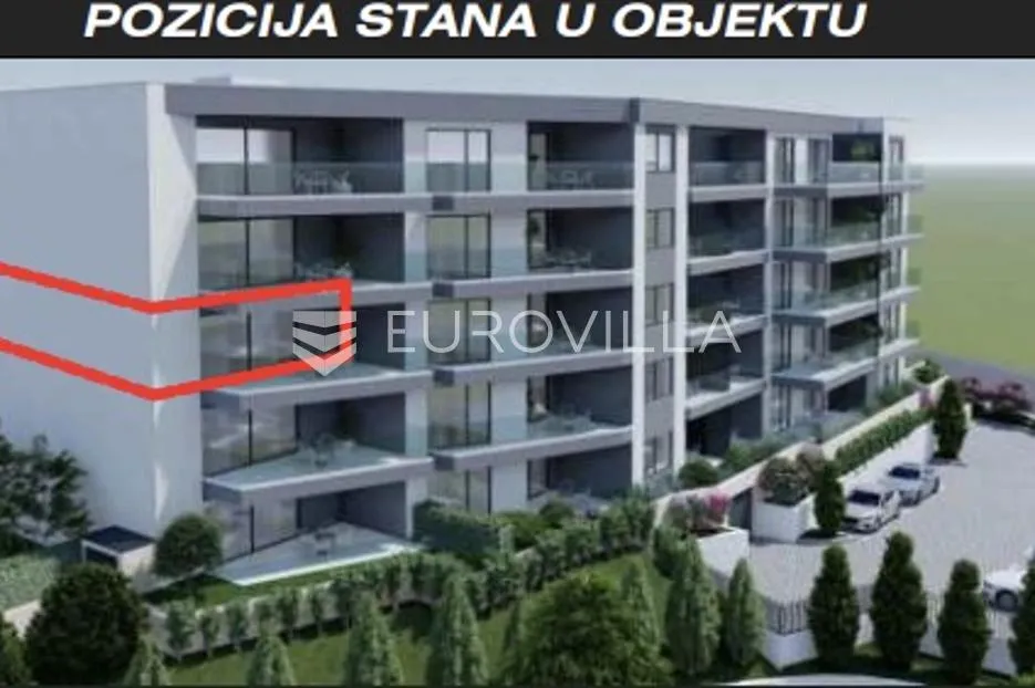 makarska, novogradnja: dvosoban stan s pogledom na more i terasom - slika 2
